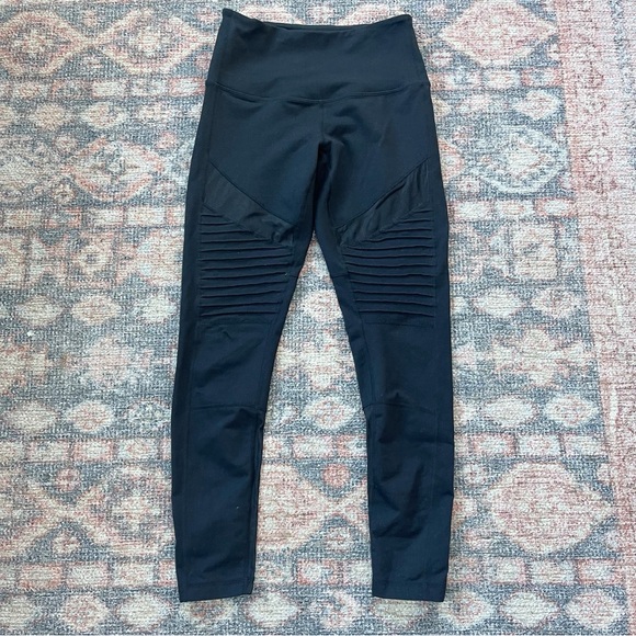 Zella Autumn High Waist Moto Ankle Leggings - Black - Small - Picture 5 of 10